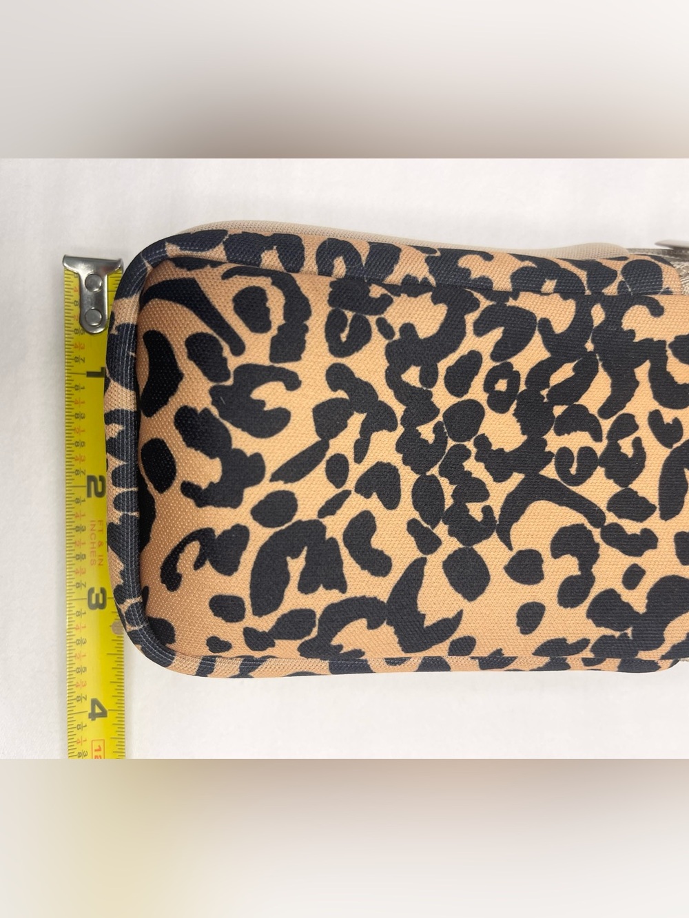 mine Double Eyeglass Pouch Leopard Print - Tan & Black - Picture 6 of 6